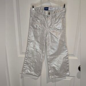 Old Navy Kids Shiny Silver Jeans Size 4T